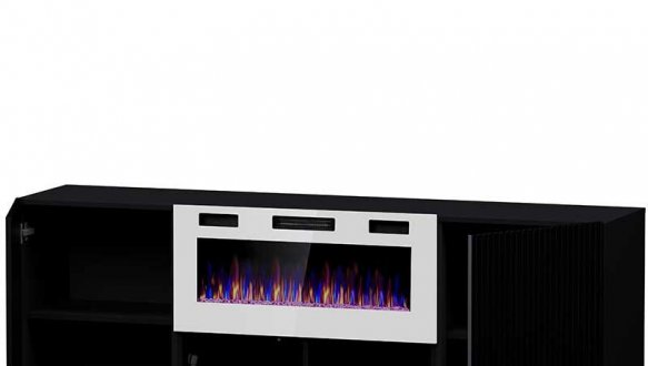 Комод 180 EF Pafos з електрокаміном 4