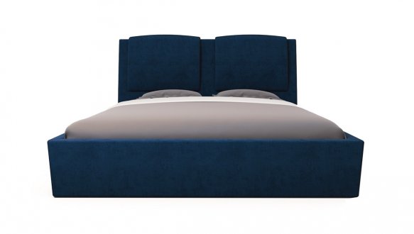 Кровать мягкая двуспальная Городок меблі Лаура с подъемным механизмом и нишей для белья 5