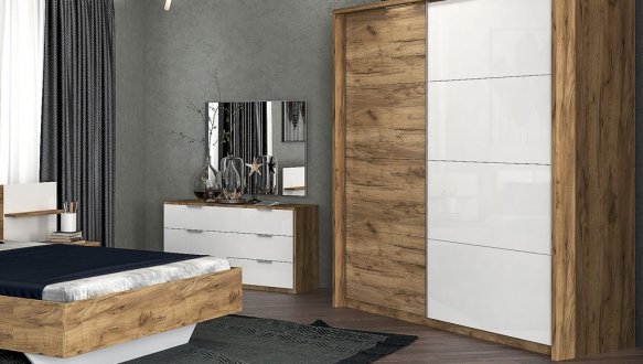 Шкаф купе 2.5 Миромарк Асти дуб сонома 250 см 4