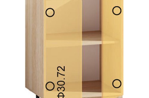 Тумба нижняя Н60.82.2Д Европейская