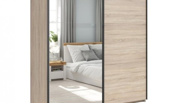 Шкаф-купе с зеркалом SZF/183/M Tetrix