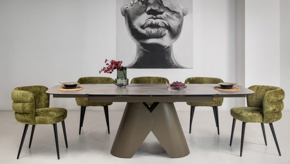 Стілець M-215 мох + чорний 14