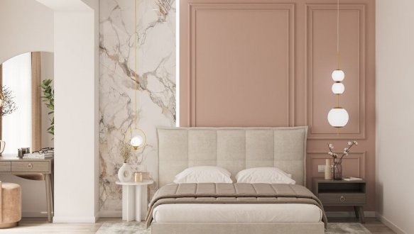 Кровать мягкая двуспальная Шик Галичина Мисти 16