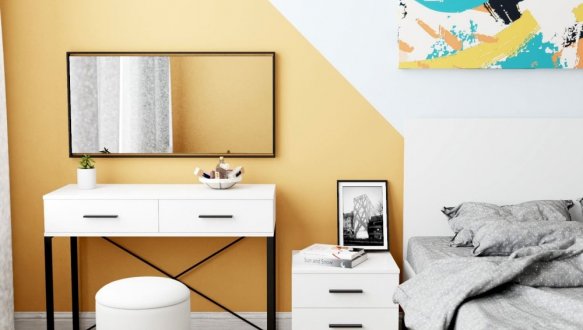 Тумба прикроватная с двумя ящиками Art in Head Ascet / Аскет 13