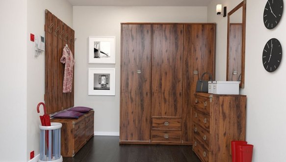 Модульний передпокій ВМК-Україна Монтана Дуб шуттер 0