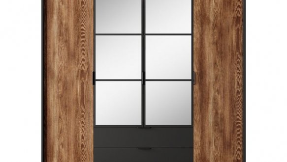 Шкаф 4D2S/220 Perfect Home Milton 4 дверный каштан 225 см 2