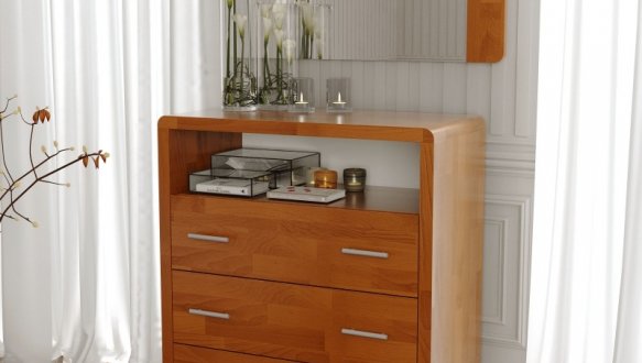 Спальня Corona/Корона Arbor Drev с комодом 3S и тумбами 5