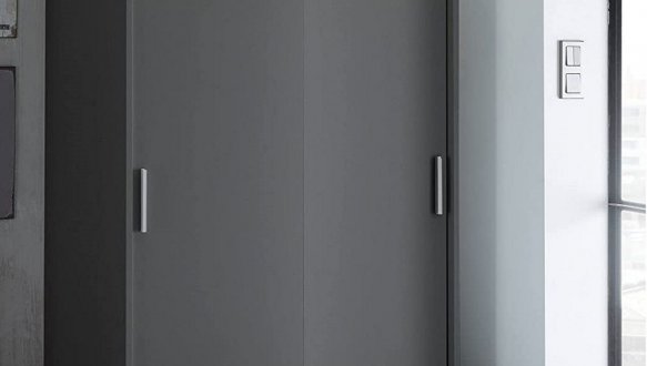 Комод Кейс 2дв Графіт сірий Міромарк 0