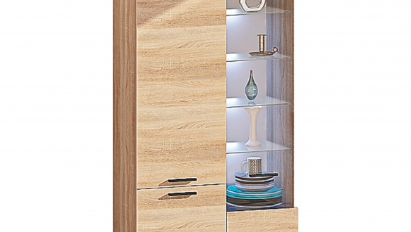 Шафа Комфорт меблі 2Д.900 2 дверна Еко дуб 90 см