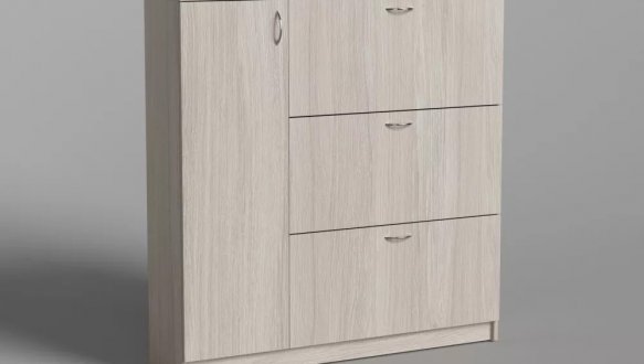 Тумба для обуви №1 Matroluxe на 3 ящика и 1 двери 4