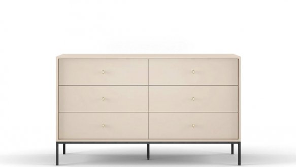 Комод Моно / Mono MKS154 Бежевий/чорні ніжки 0