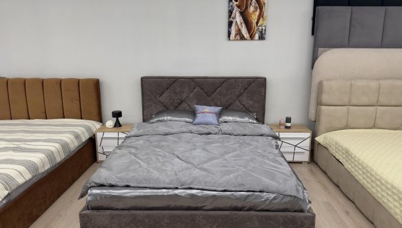 Ліжко м'яке Городок меблі Дебора з підйомним механізмом та нішею для білизни 1