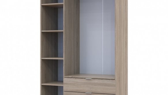 Шкаф для одежды Дорос Гелар дуб сонома 3-х дверный 116,2 см 5