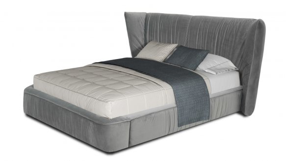 Ліжко м'яке двоспальне Шик Галичина Дрім з підйомним механізмом та нішею для білизни