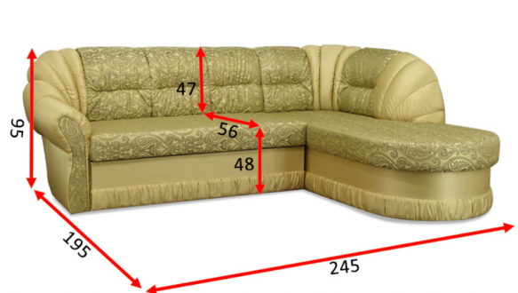 Кутовий диван Посейдон 13