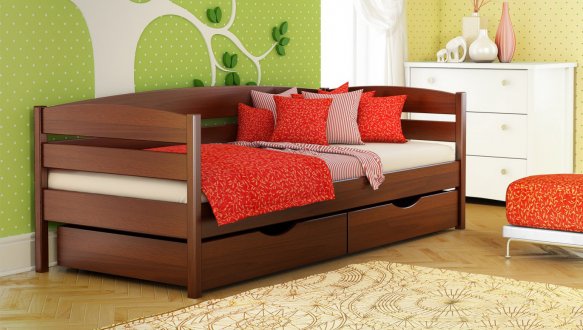 Ліжко дитяче Масив бука Естелла Нота Плюс