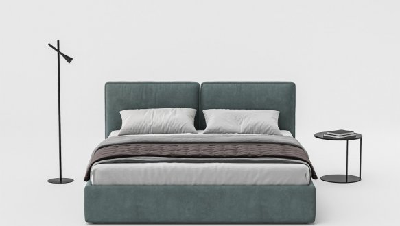 Ліжко м'яке двоспальне Woodsoft Alba 2 / Альба 2 0