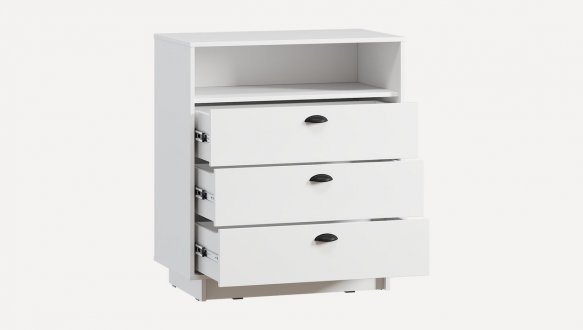 Комод Куба К001 Білий Морелі 0
