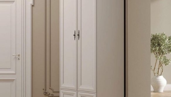 Шафа ВМК Украіна SZFN2D Кентукі 2 дверна білий альпійський 98 см 0