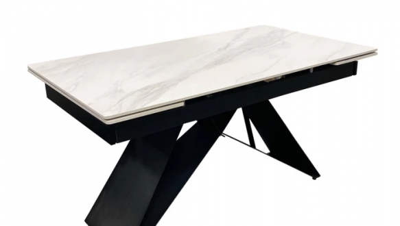 Стол Roland (140-200 см) Silver White Silk Matt