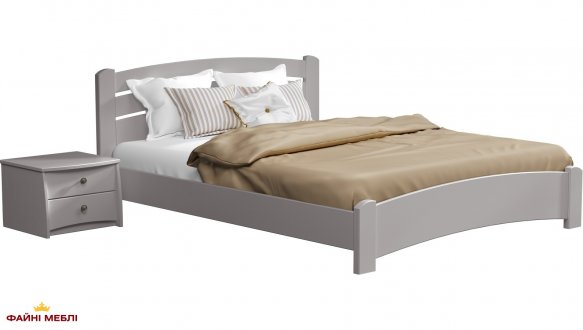 Кровать деревянная Эстелла Венеция Люкс / Серия Вега Щит / Массив Бук 4