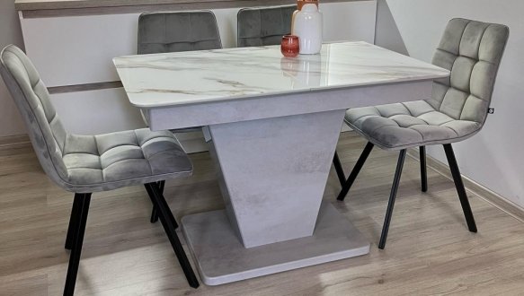 Стіл кухонний розкладний Джем Slide / Слайд 120-160 см 4