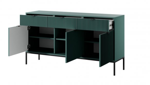 Комод Лабрадор/Чорні ніжки KSZ154 Nova 2