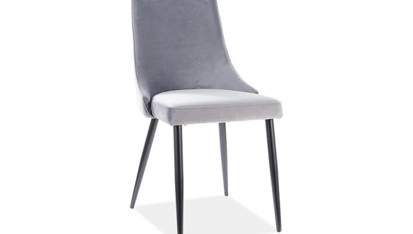 Стілець Piano B Velvet сірий