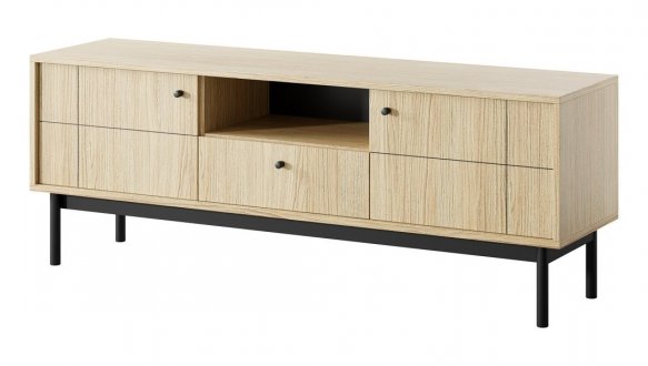 Тумба під ТВ дуб лінеа Japandi RTV154 3