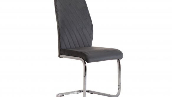 Стул S-118 серый велюр