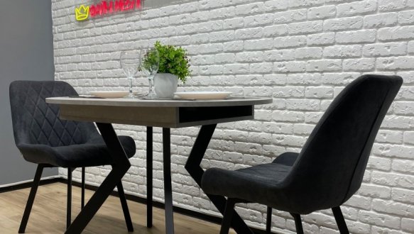 Стіл круглий розкладний MebliRoMax Ronni slide / Ронні Слайд 130 см 2