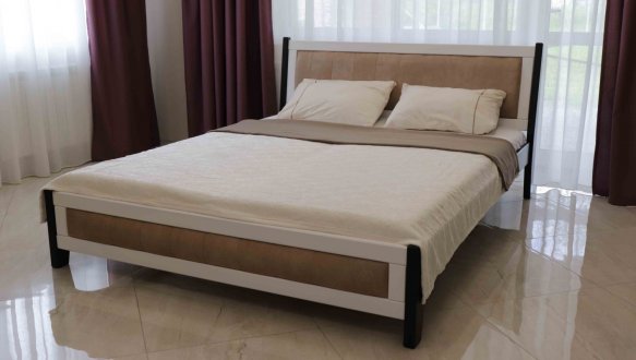 Кровать двуспальная деревянная Дримка Магнолия Бук 2