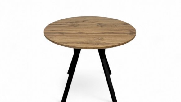 Стіл круглий нерозкладний Lite / Лайт MebliRoMax D1100 ЛДСП 18 мм 0