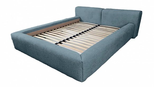Кровать мягкая двуспальная Городок меблі Самсон без подъемного механизма 0