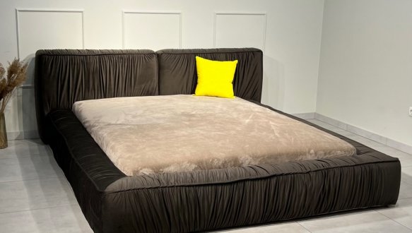 Ліжко м'яке двоспальне Шик Галичина Ресофт 11