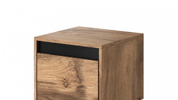 Тумба прикроватная Cama Nord/Норд Дуб Вотан/Антрацит 2