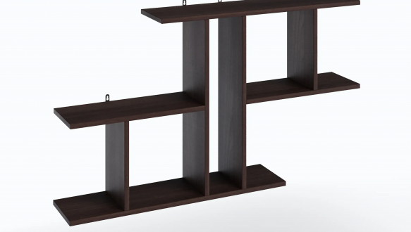 Полиця настінна венге темний T8