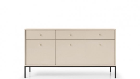 Комод Моно / Mono MKSZ154 Бежевий/чорні ніжки 0