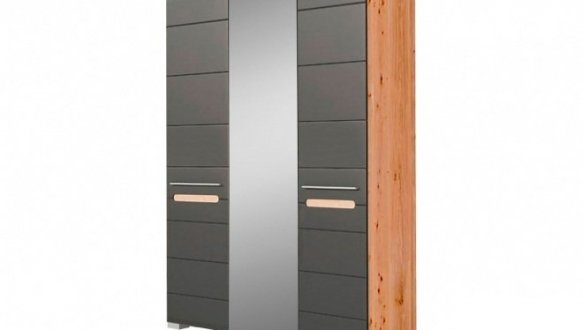 Шкаф 3ДЗ Світ Меблів Бьянко Графит 3 дверный графит 150 см