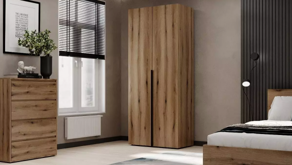 Шкаф распашной комбинированный двухдверный Art In Head №13 Light, ширина 80 см