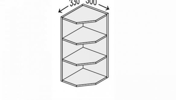 Секция верхняя 30ВЗК/720 Окончание Угловое Глори
