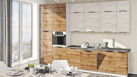 Модульна кухня Фарбований високий глянець 13