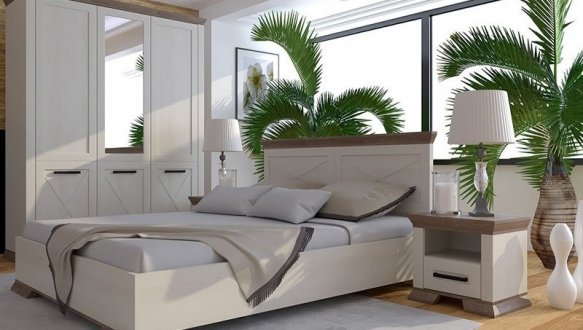 Модульна спальня Marsel/Марсель Гербор Ясен сніжний/Дуб сонома трюфель 3