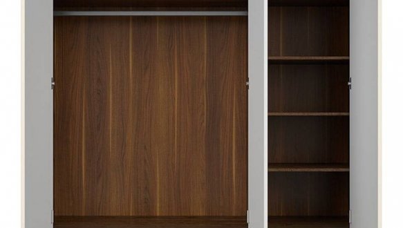 Шкаф с зеркалом SZF2D1M3S BRW Poland Ruso 3 дверный перламутр глянец 179 см 2