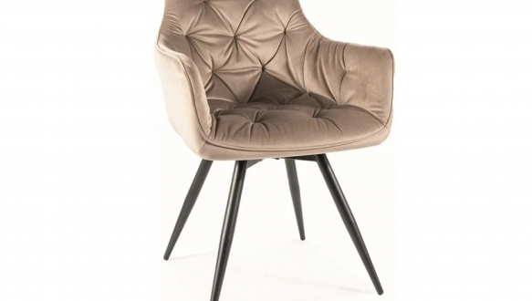 Стілець Mango Velvet темно-бежевий