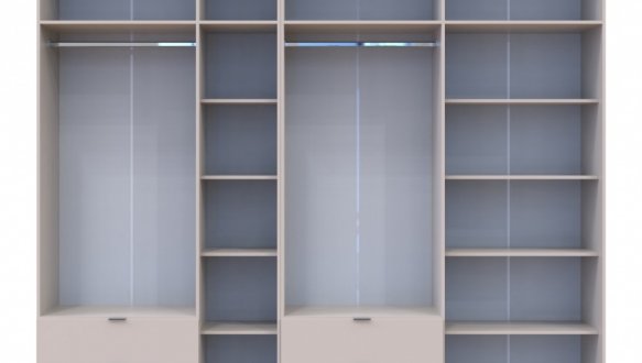 Шкаф для одежды Дорос Лукас кашемир 7 дверный 280 см 2