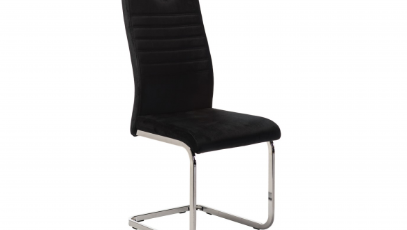 Стілець S-120 чорний велюр