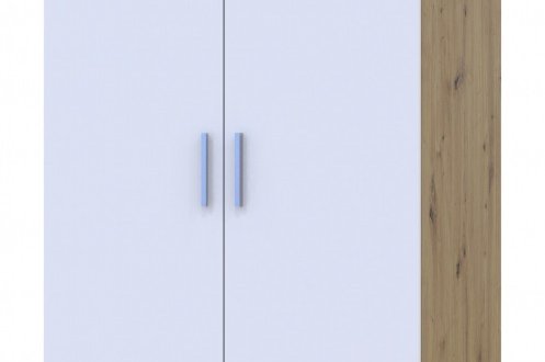 Шкаф для одежды Дорос Кен Артизан/белый Двухдверная 90 см 0