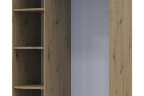 Шкаф для одежды Дорос Кен Артизан/белый Двухдверная 90 см 3