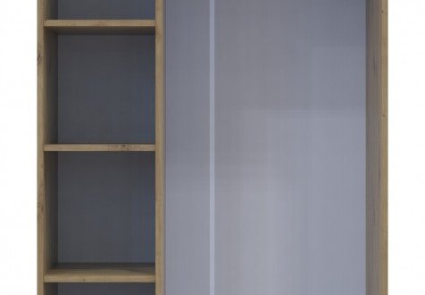 Шкаф для одежды Дорос Кен Артизан/белый Двухдверная 90 см 4